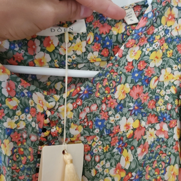 Doen Laurel dress Green Valley Floral small silk - Picture 5 of 5